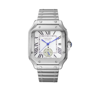Cartier Santos 40mm– Cadran Blanc & Bracelet Acier