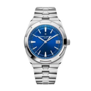 Vacheron Constantin Overseas Silver Chestnut Bleu