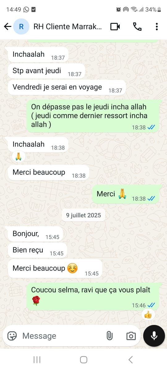 Témoignage client WhatsApp 4