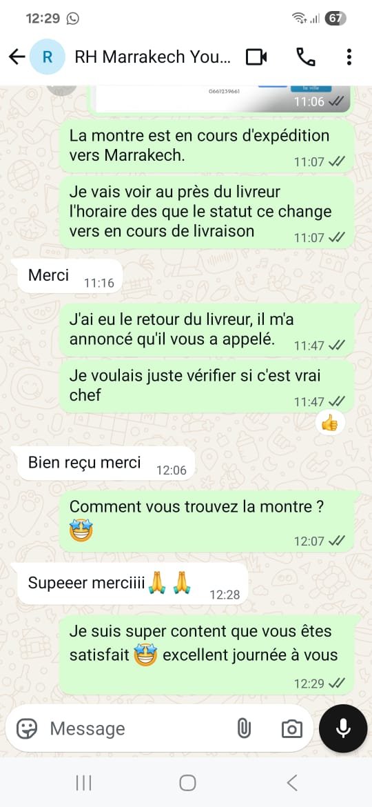 Témoignage client WhatsApp 7